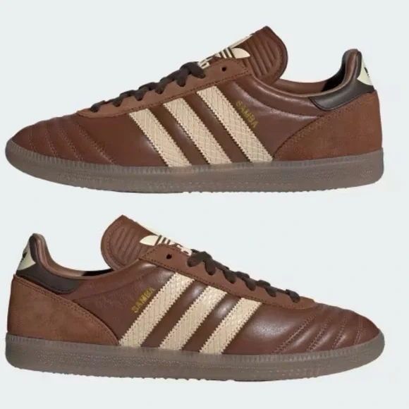adidas Originals Brown and Cream Sneakers - Picture 8 of 15